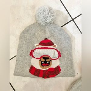 H&M | Grey Polar Bear Beanie
